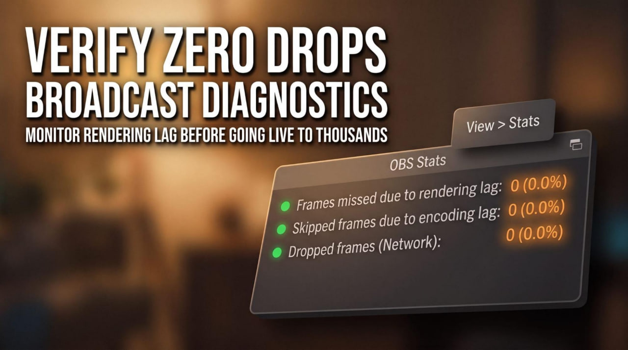 Pre-Stream Broadcast Checklist